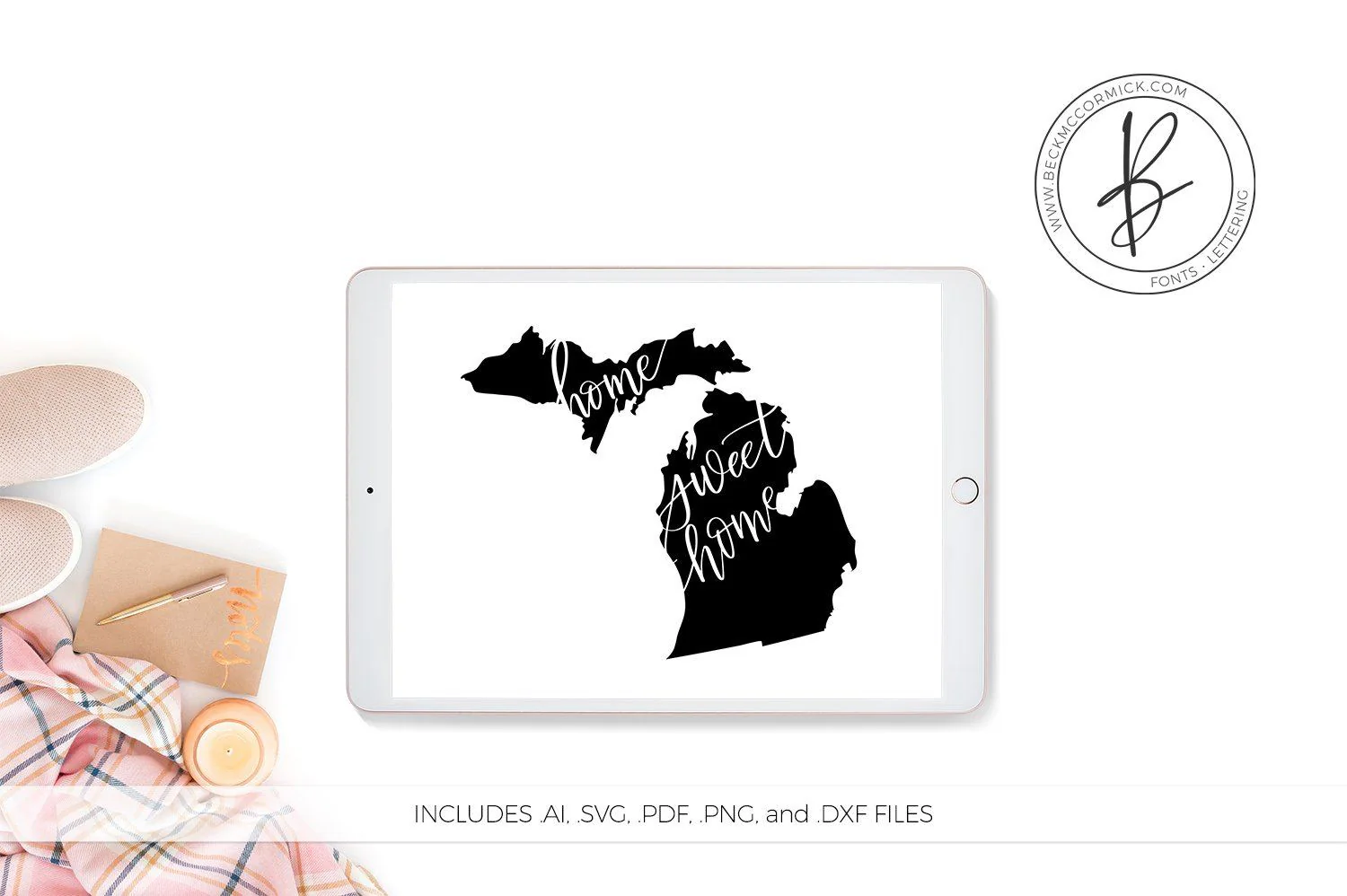 Michigan Home Sweet Home SVG