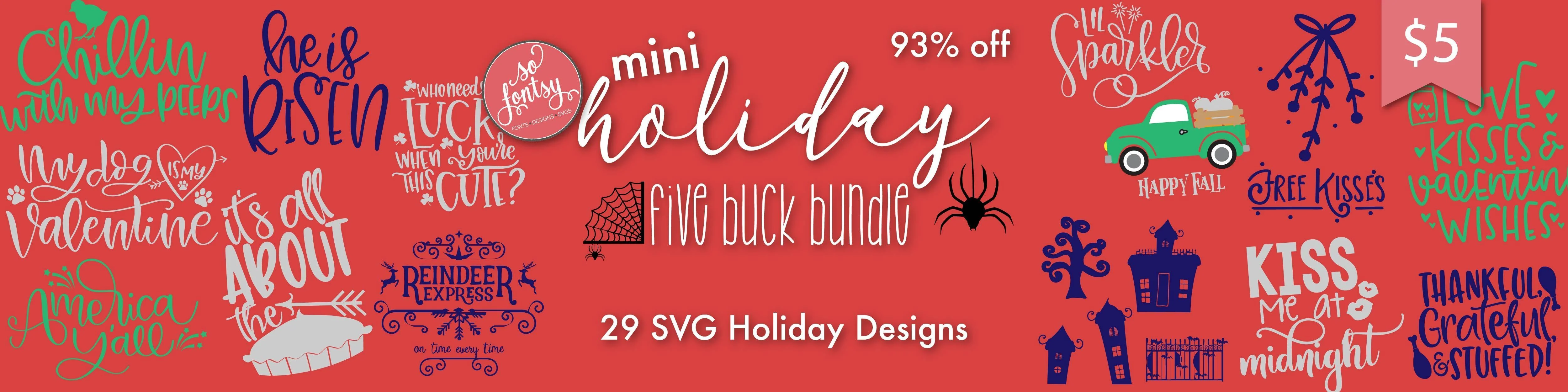 Mini Holiday SVG Bundle - Image 2