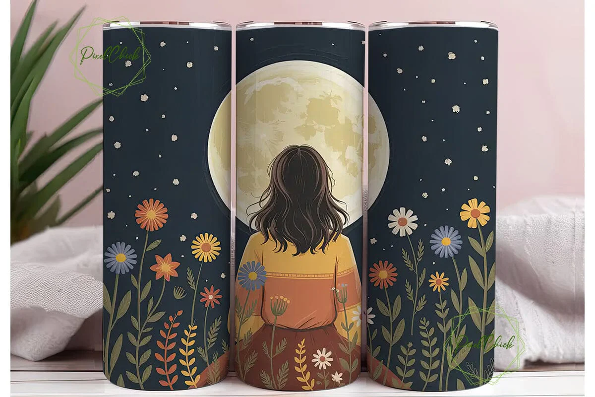 Moonlit Meadow 20oz Tumbler Wrap - Image 3