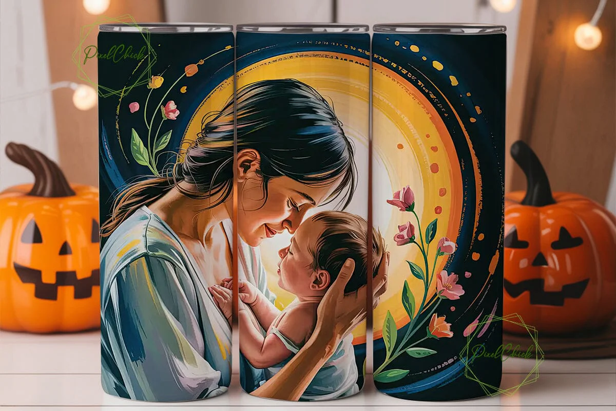 Mother and Child Tumbler Wrap - Image 2