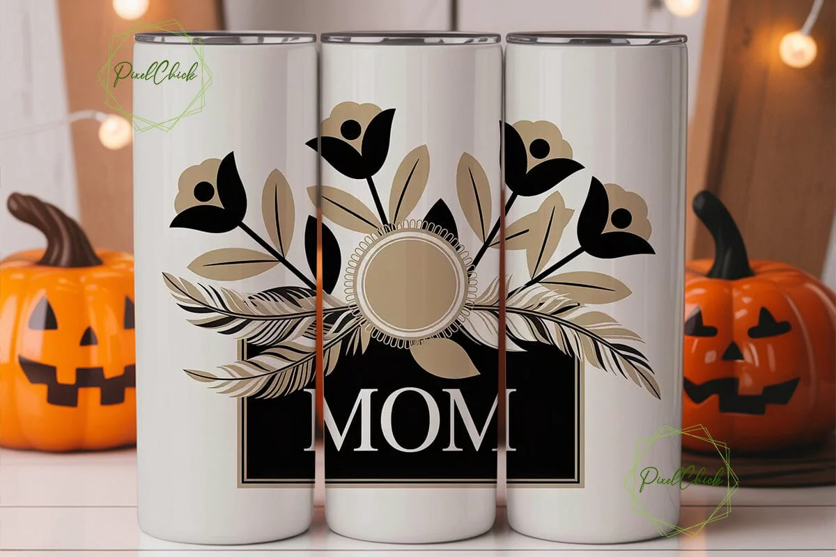 Mother's Day Floral Tumbler Wrap - Image 2