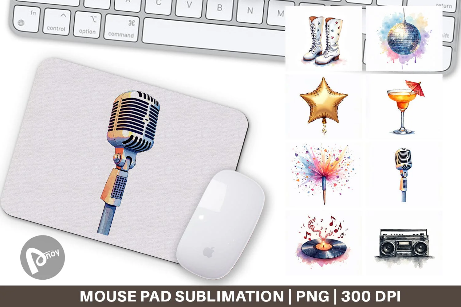 Mouse Pad Disco Diva Mom