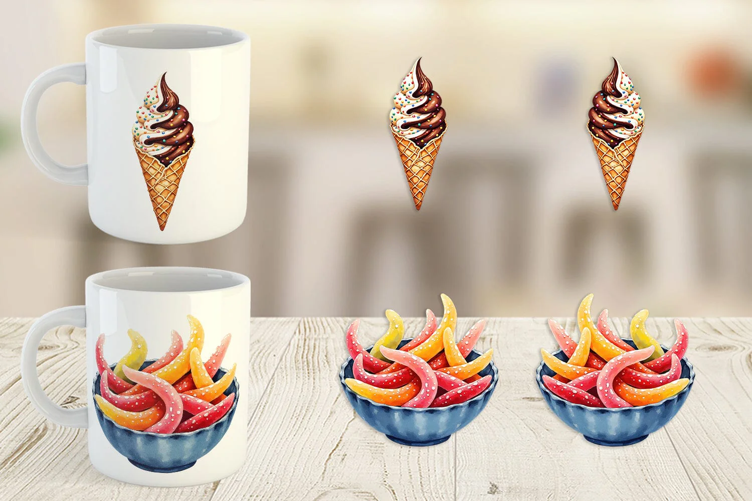Mug Wrap 90s Snack Nostalgia - Image 4