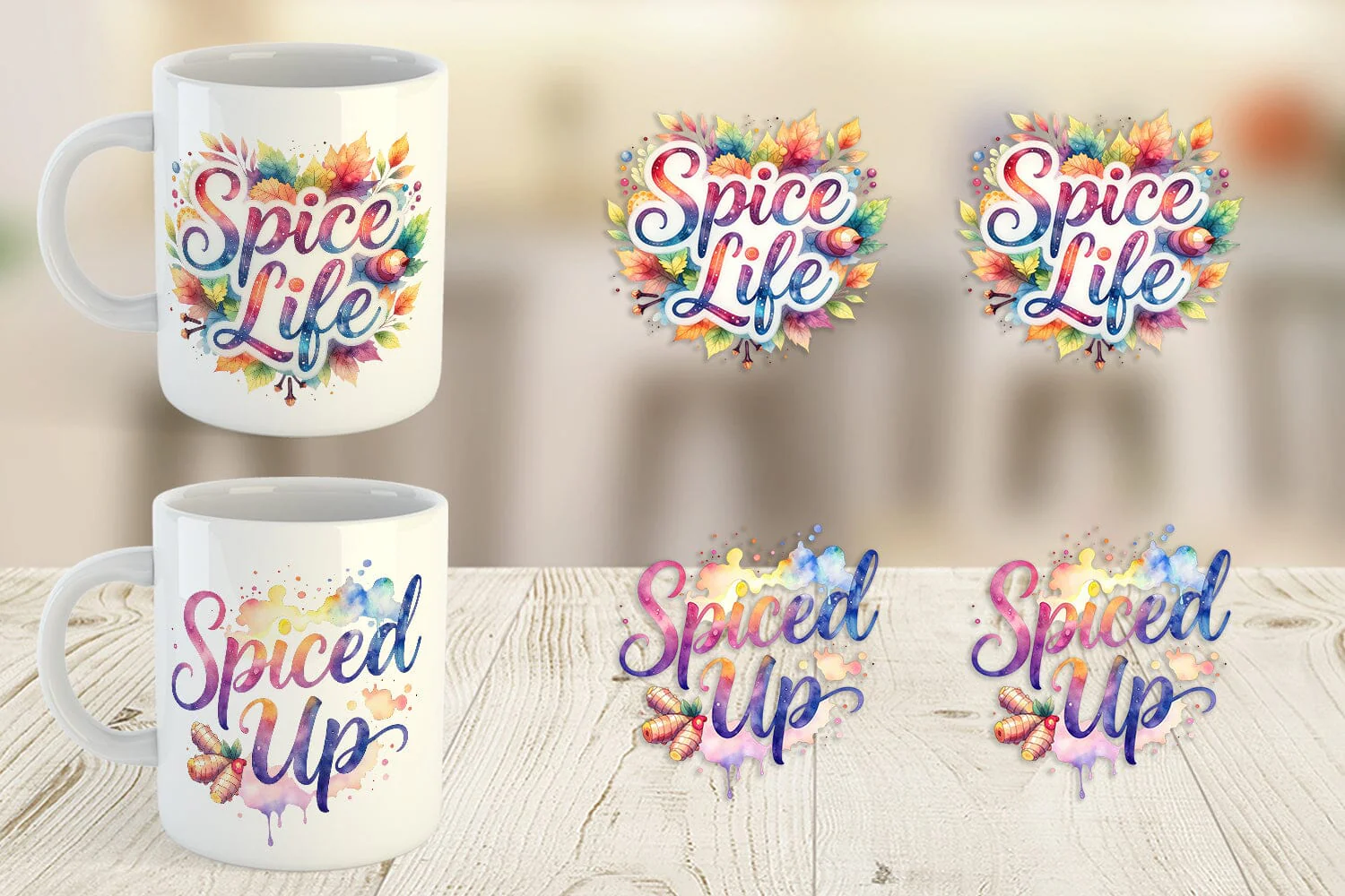 Mug Wrap Autumn Pumpkin Spice Quotes - Image 3