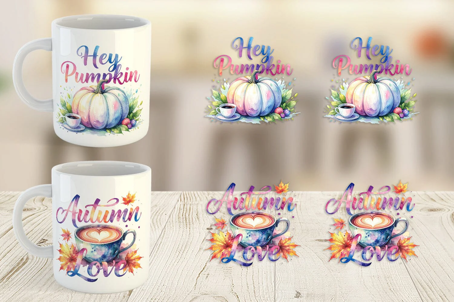 Mug Wrap Autumn Pumpkin Spice Quotes - Image 4