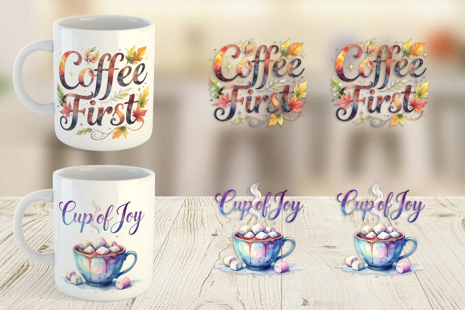 Mug Wrap Cozy Morning Coffee Quotes - Image 2