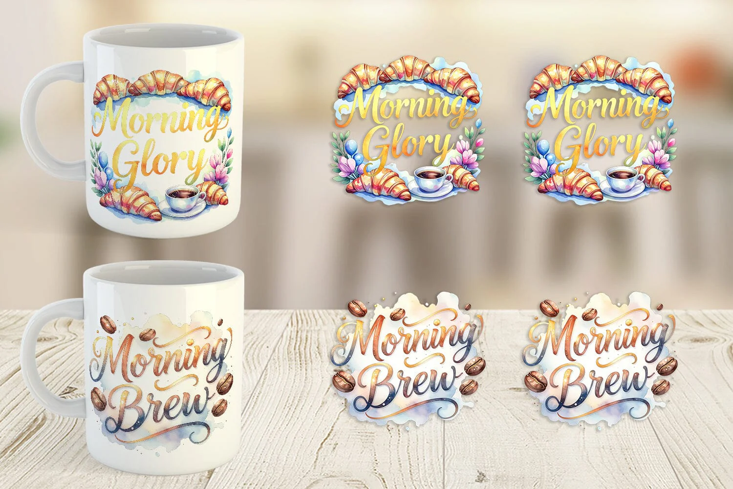 Mug Wrap Cozy Morning Coffee Quotes - Image 4