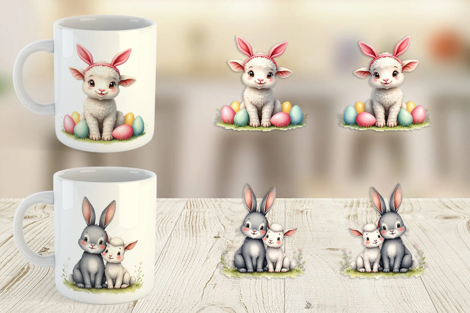 Mug Wrap Farmhouse Baby Animals - Image 2