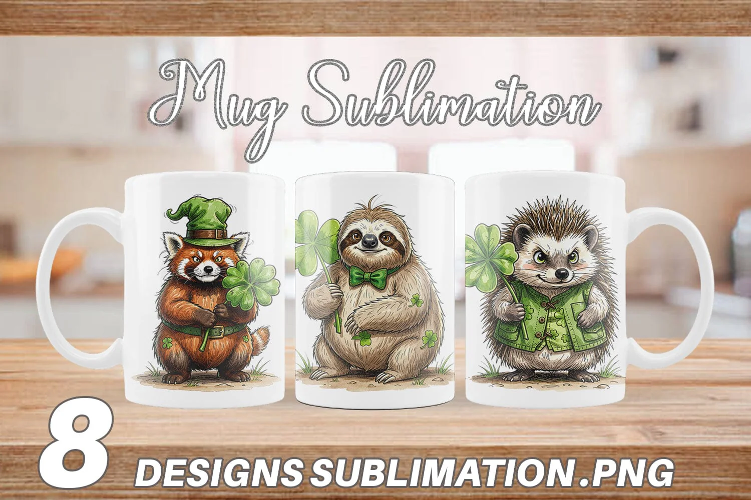 Mug Wrap Festive St Paddys Fauna