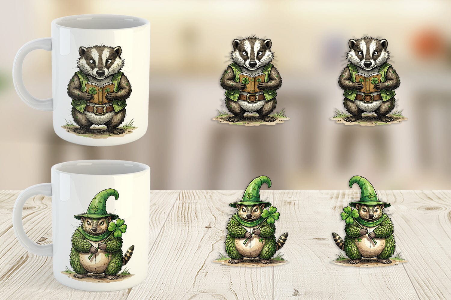 Mug Wrap Festive St Paddys Fauna - Image 2