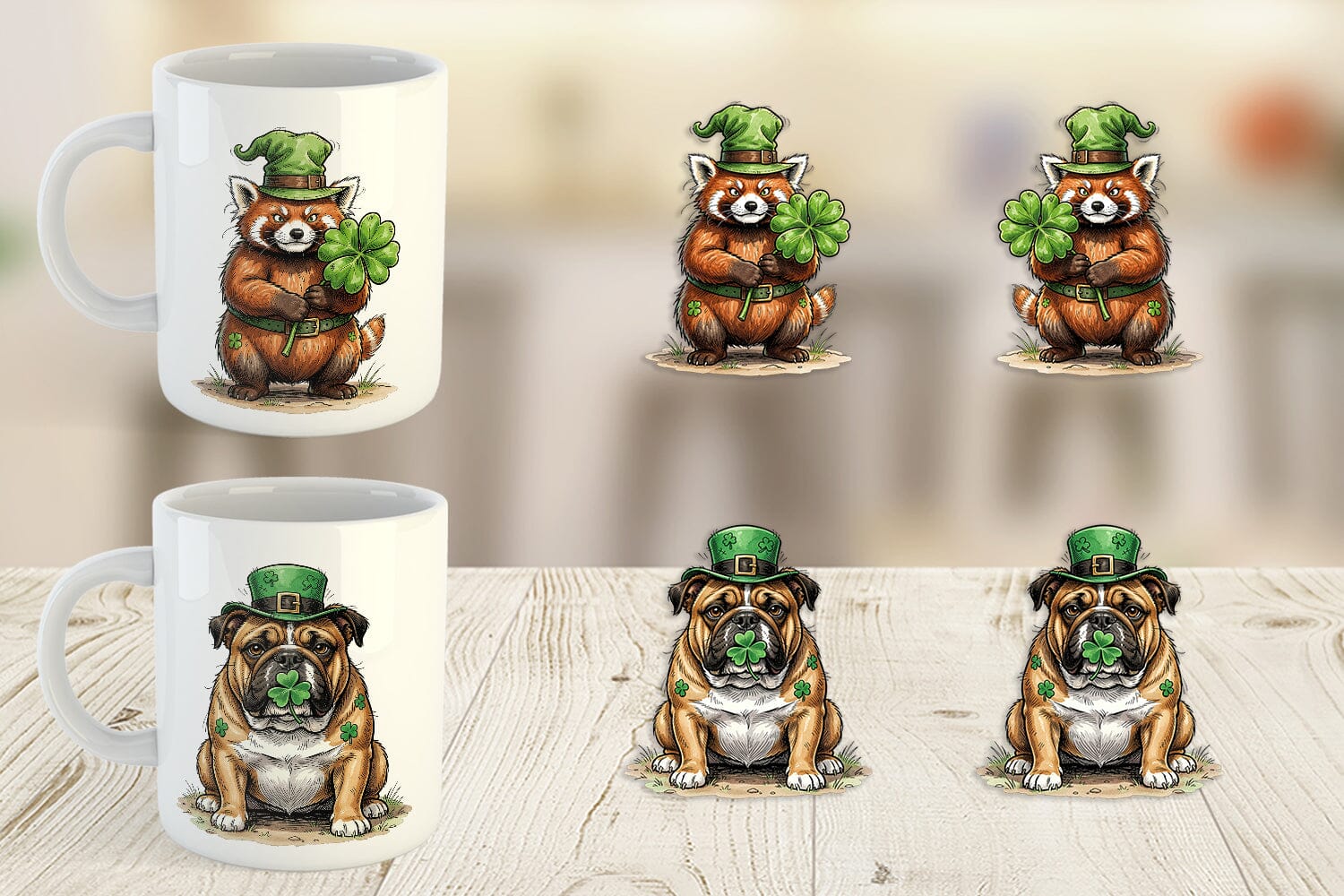 Mug Wrap Festive St Paddys Fauna - Image 5
