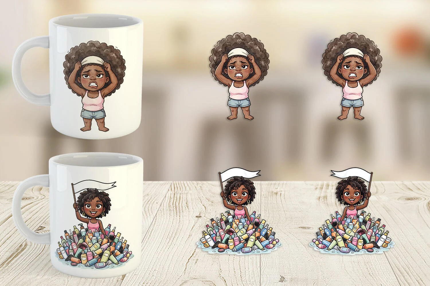 Mug Wrap Funny Natural Hair Humor - Image 5