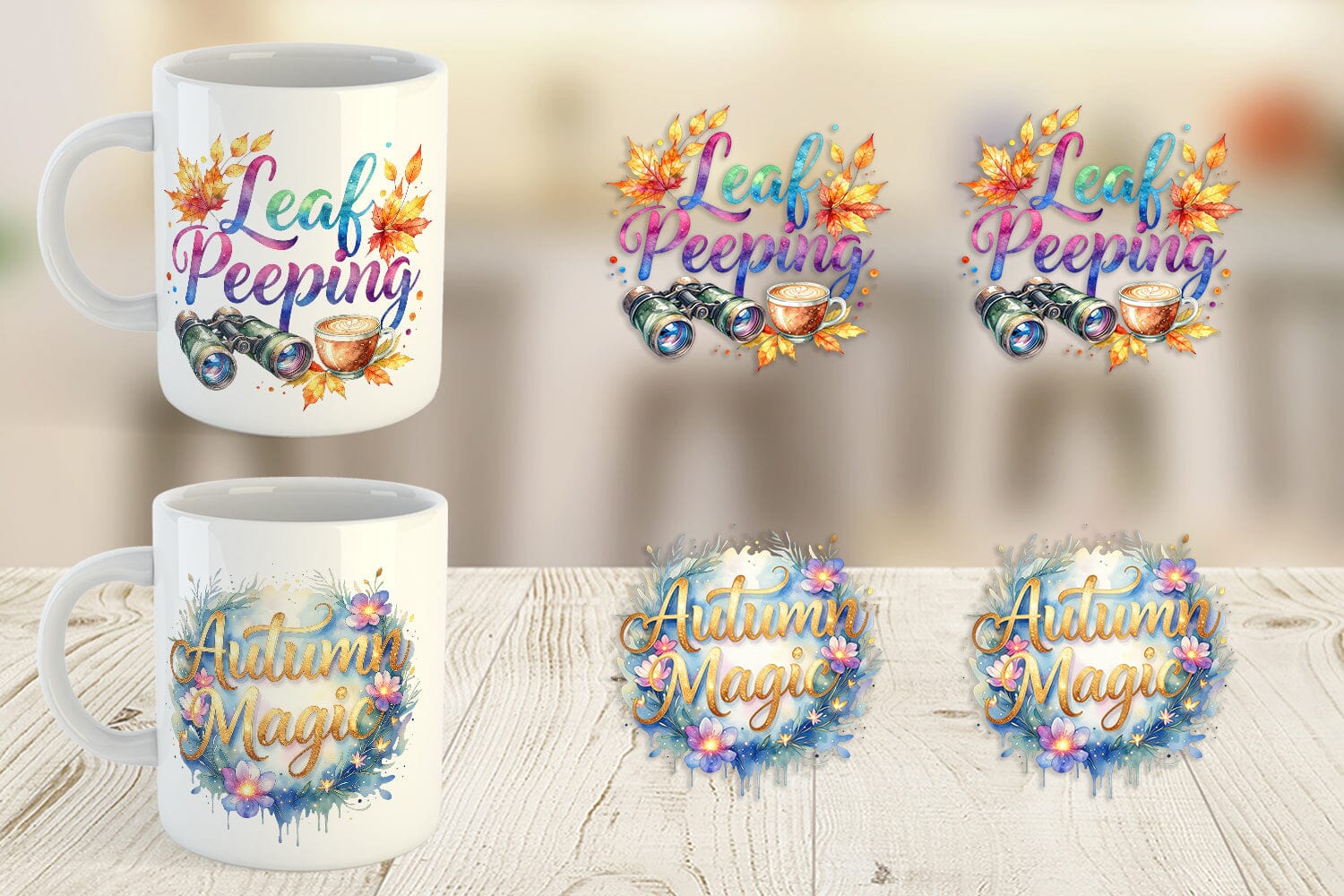 Mug Wrap Nature Forest Coffee Quotes - Image 2