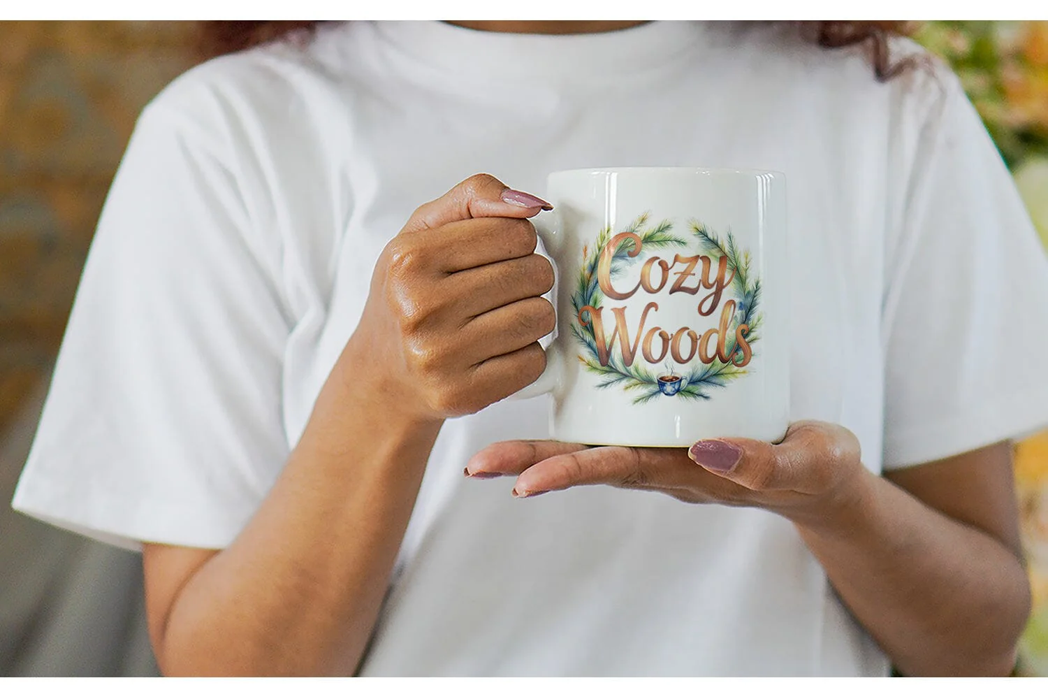 Mug Wrap Nature Forest Coffee Quotes - Image 6