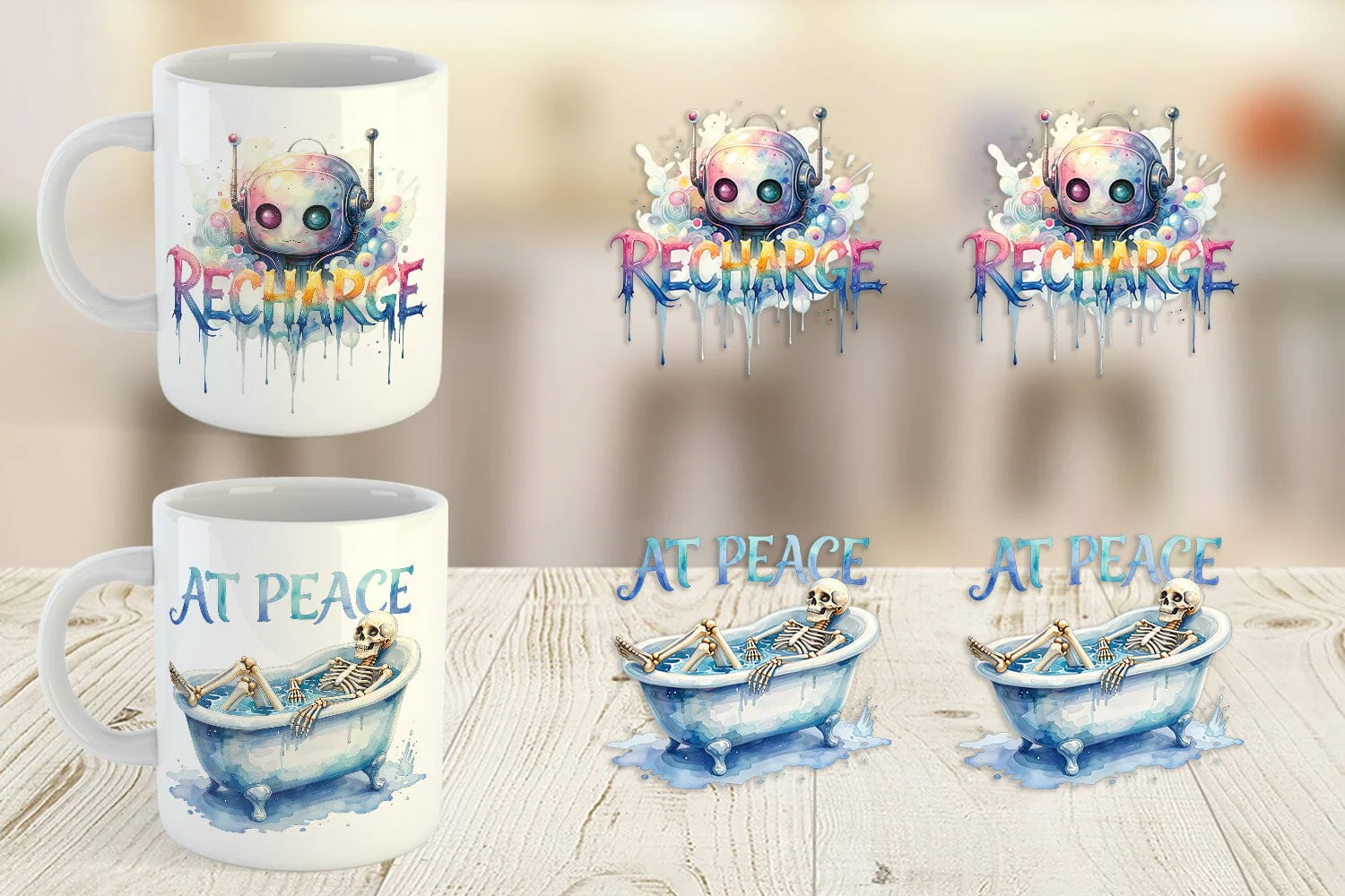 Mug Wrap Rest Recharge Quotes - Image 5