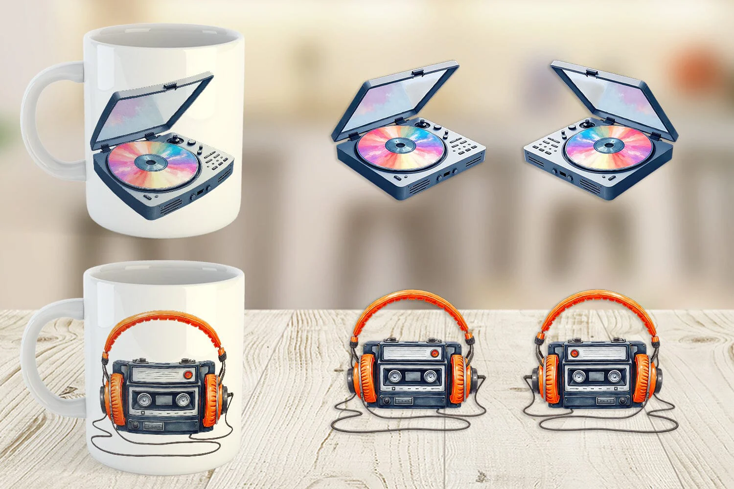 Mug Wrap Retro Roller Vibes - Image 3