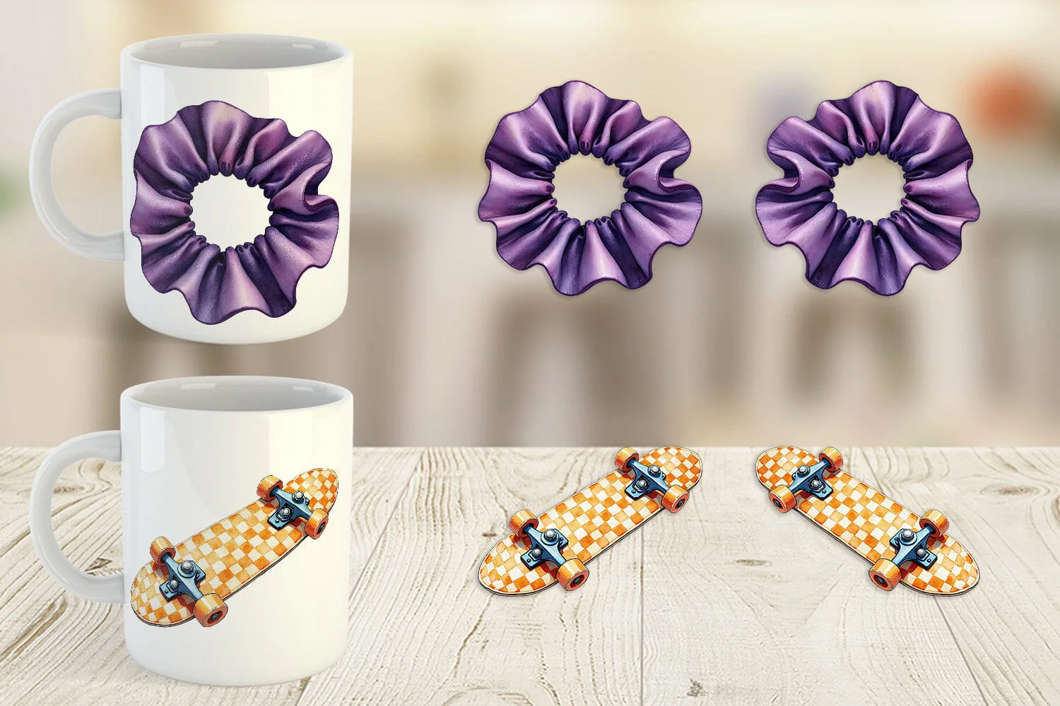 Mug Wrap Retro Roller Vibes - Image 5