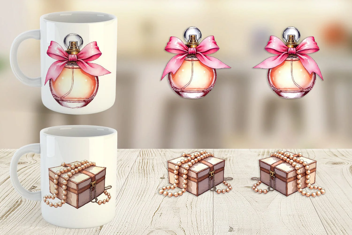 Mug Wrap Retro Vanity Coquette - Image 5