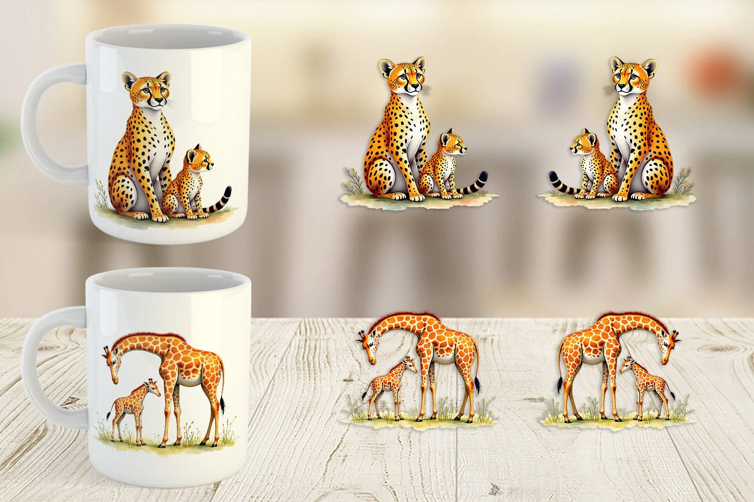 Mug Wrap Safari Love - Image 4