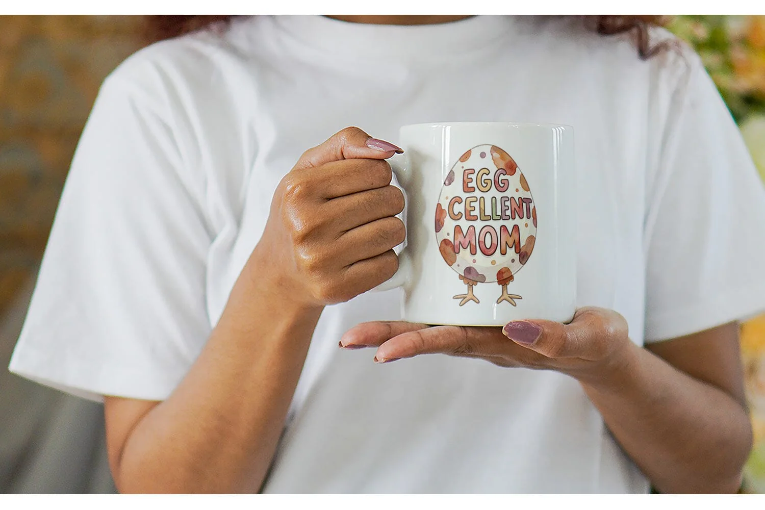 Mug Wrap Watercolor Quirky Ugly Cute Momster Art Quotes - Image 6