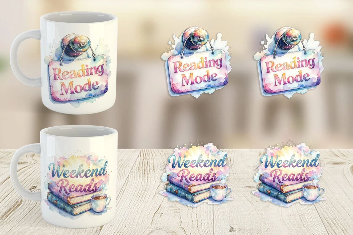 Mug Wrap Weekend Reading Quotes - Image 4