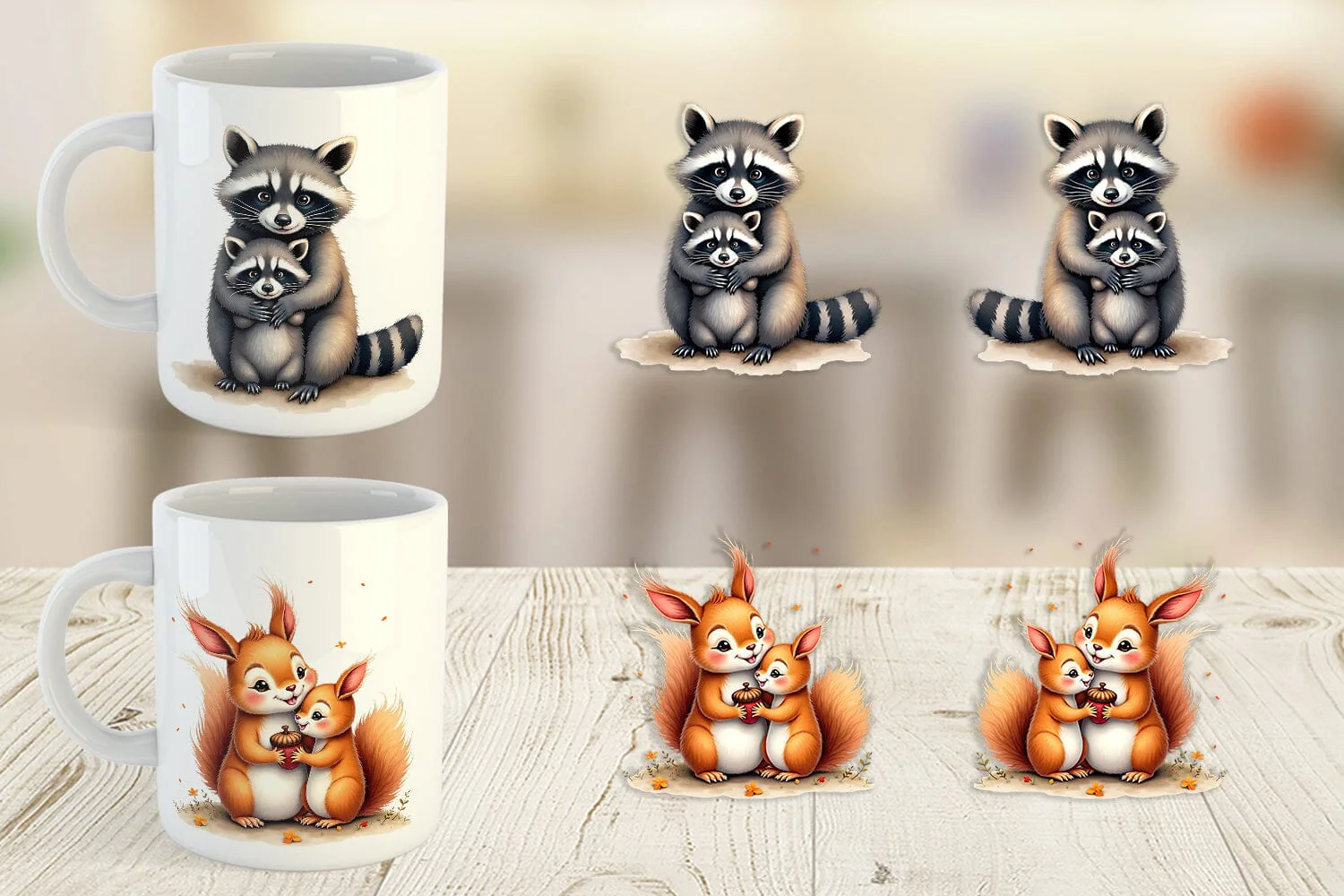 Mug Wrap Woodland Babies - Image 2