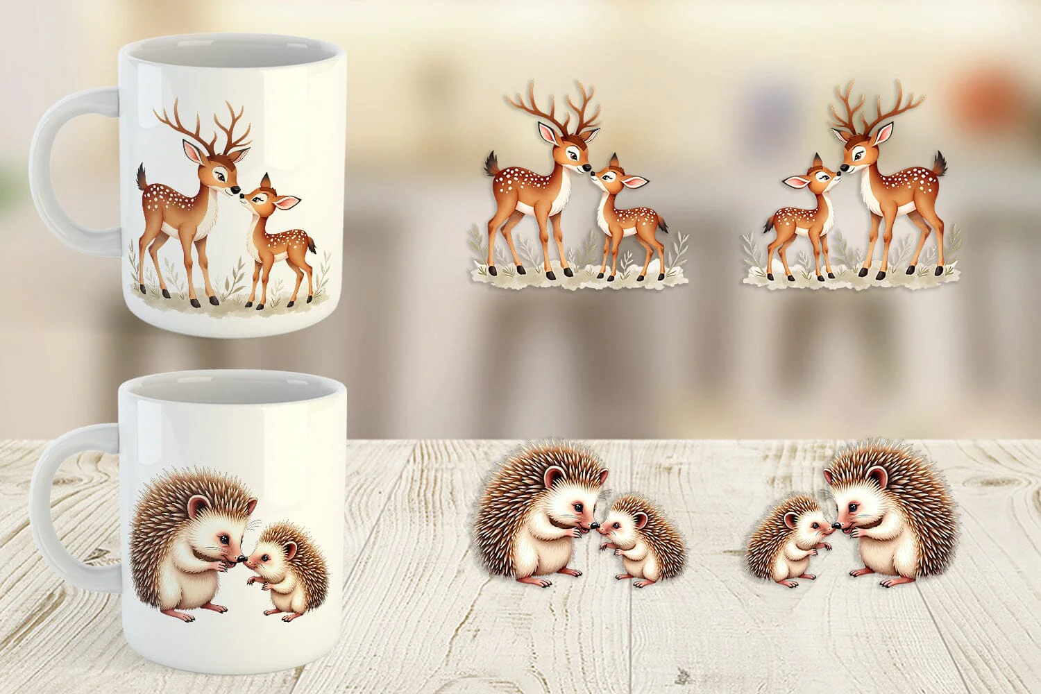 Mug Wrap Woodland Babies - Image 5