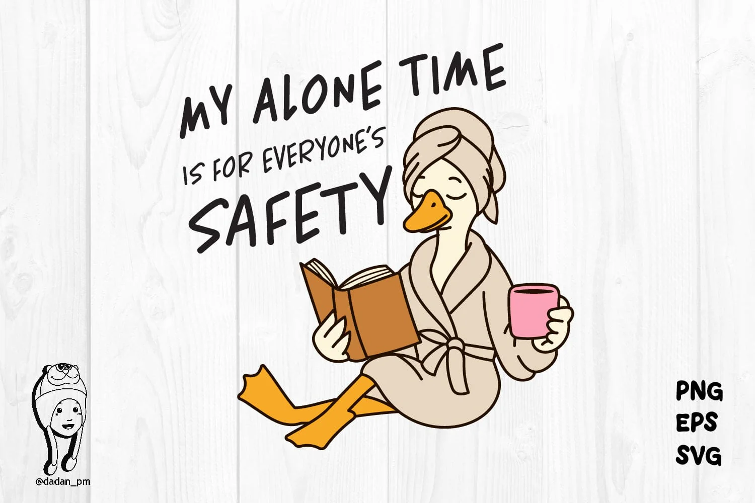 my alone time is for everyones safety eps svg png - Image 3