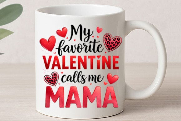 My Favorite Valentine Mama PNG - Image 5