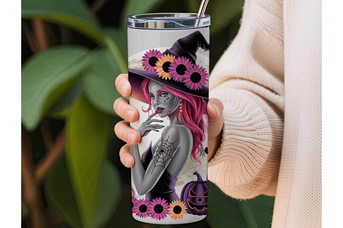 Mystical Witch 20oz Tumbler Wrap - Image 3