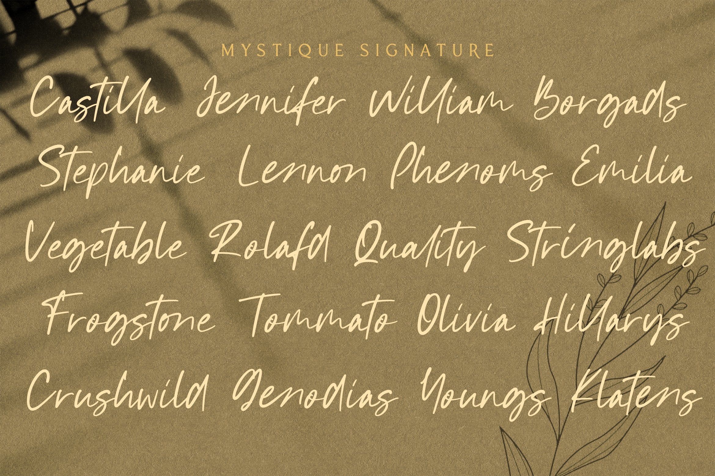 Mystique - Luxury Signature Font - Image 4
