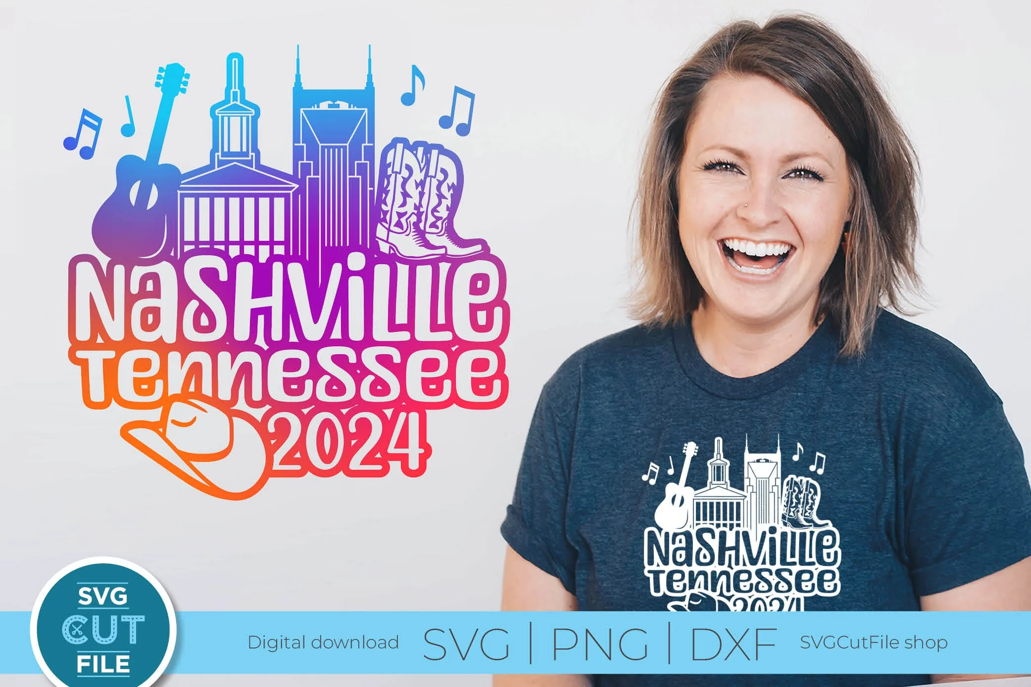 Nashville Tennessee svg, 2024 Family TN Trip SVG-Girls vacation with Friends - Image 6