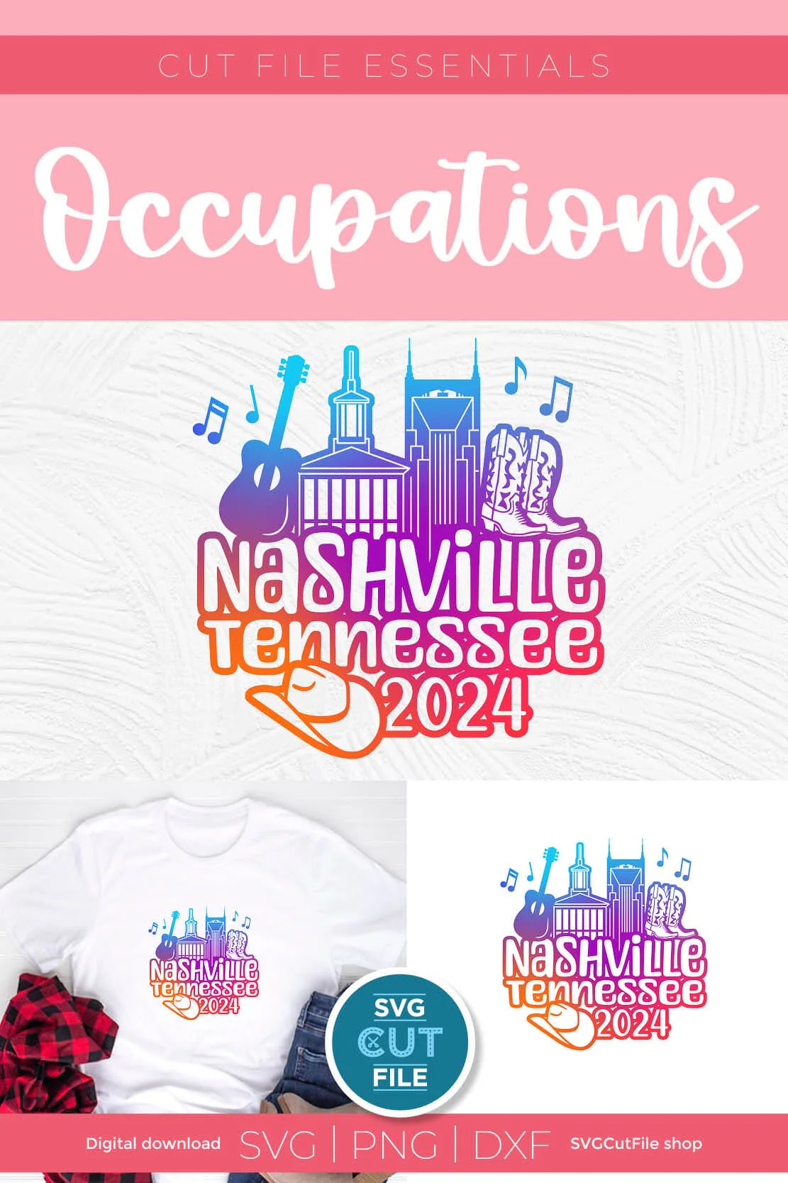 Nashville Tennessee svg, 2024 Family TN Trip SVG-Girls vacation with Friends - Image 3
