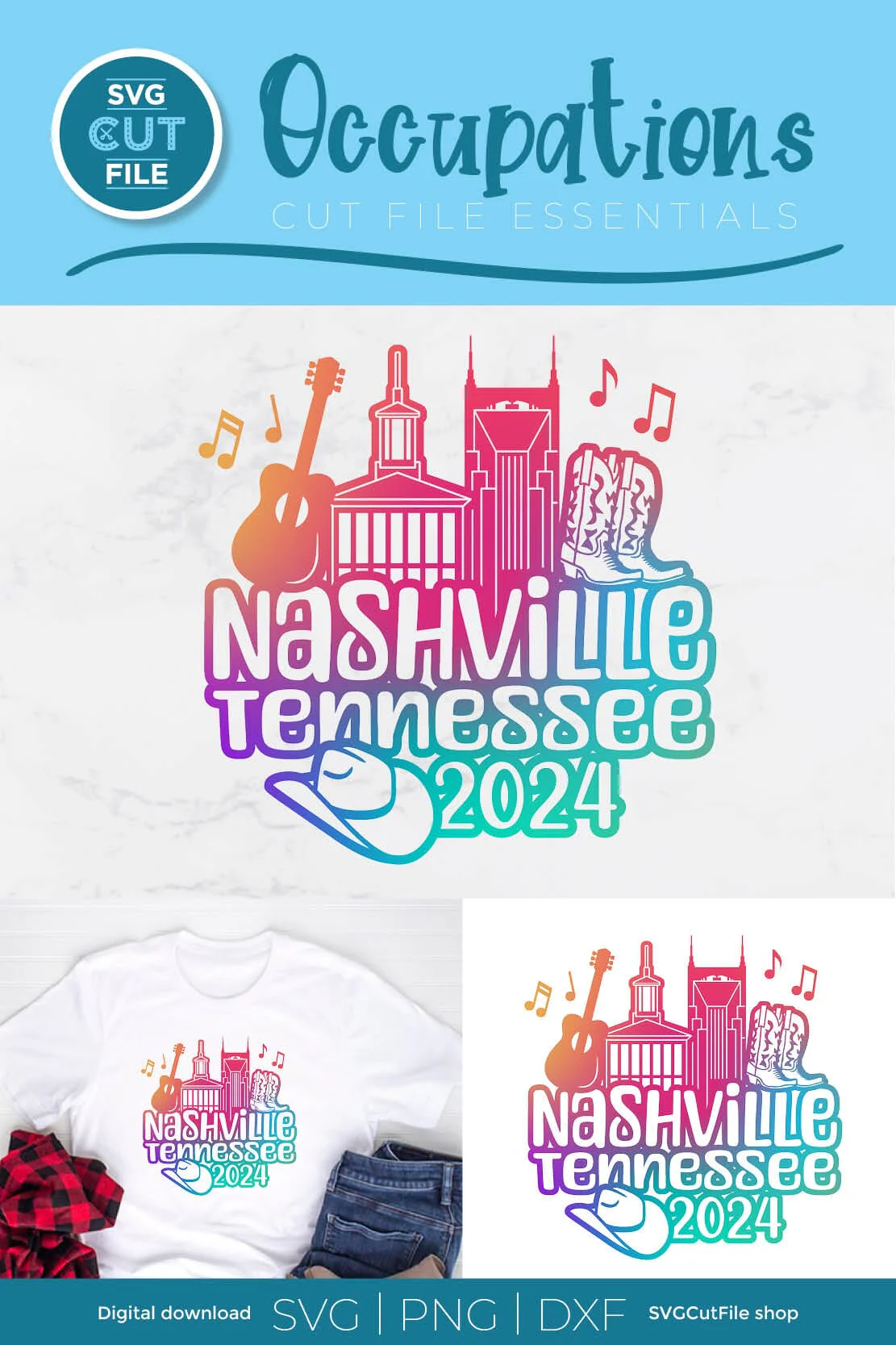 Nashville Tennessee svg, 2024 Family TN Trip SVG-Girls vacation with Friends - Image 6