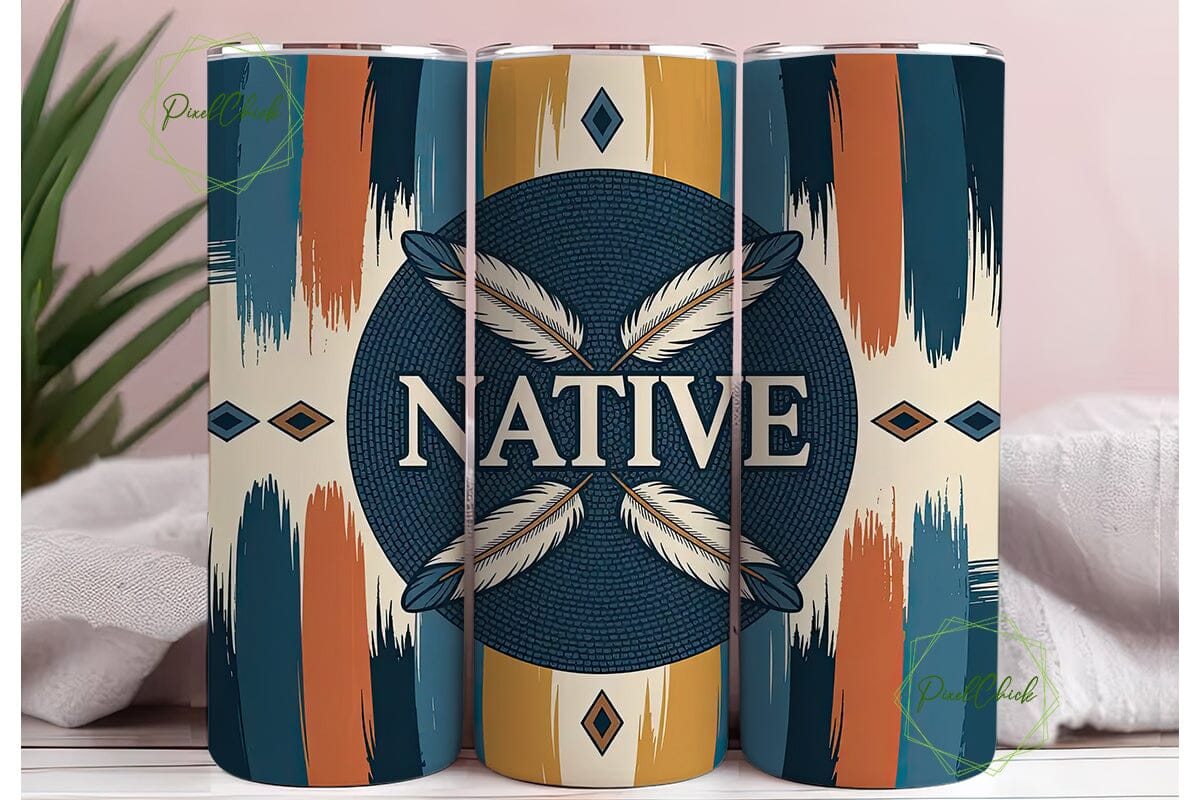 Native American Beaded Tumbler Wrap - Image 3