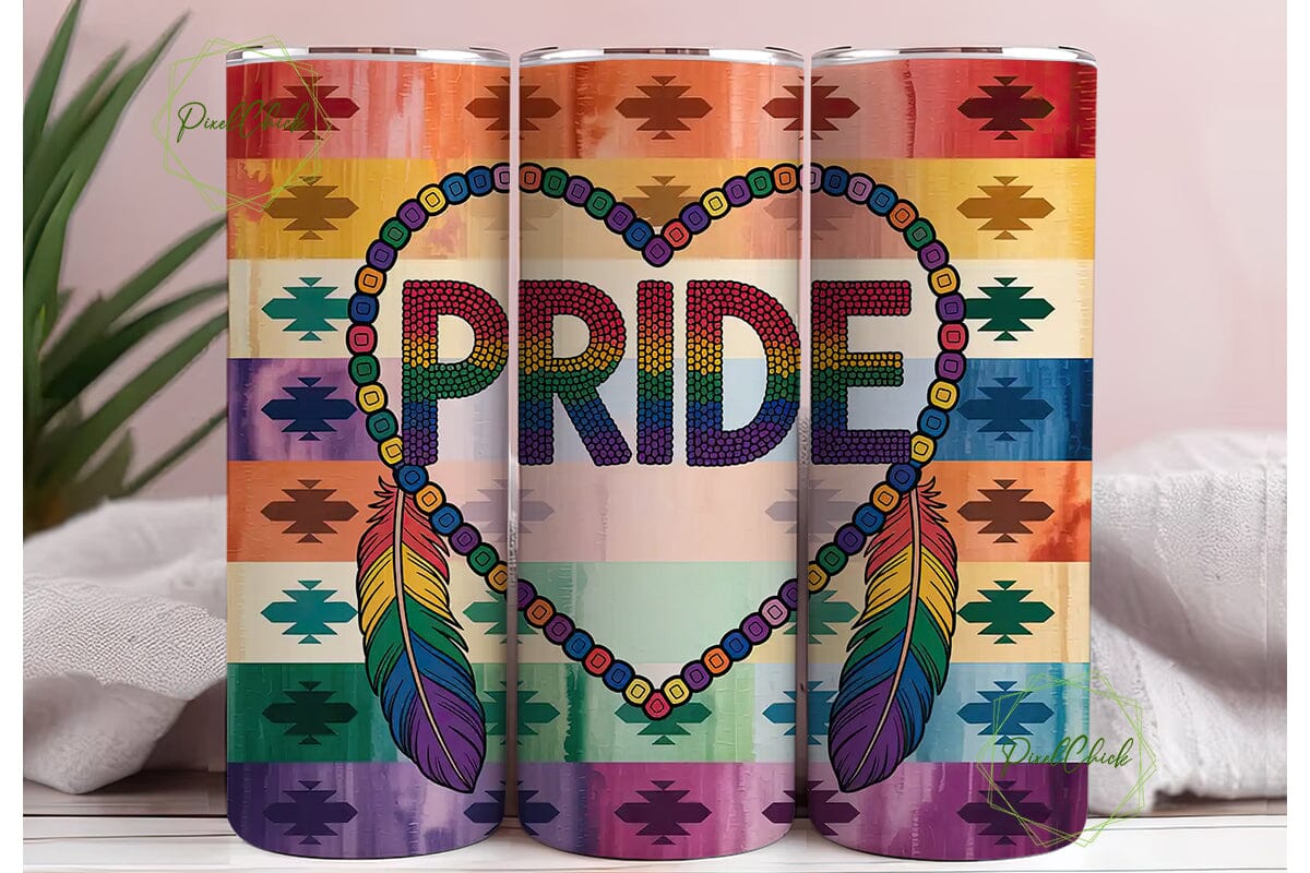 Native American Pride 20oz Tumbler Wrap - Image 3