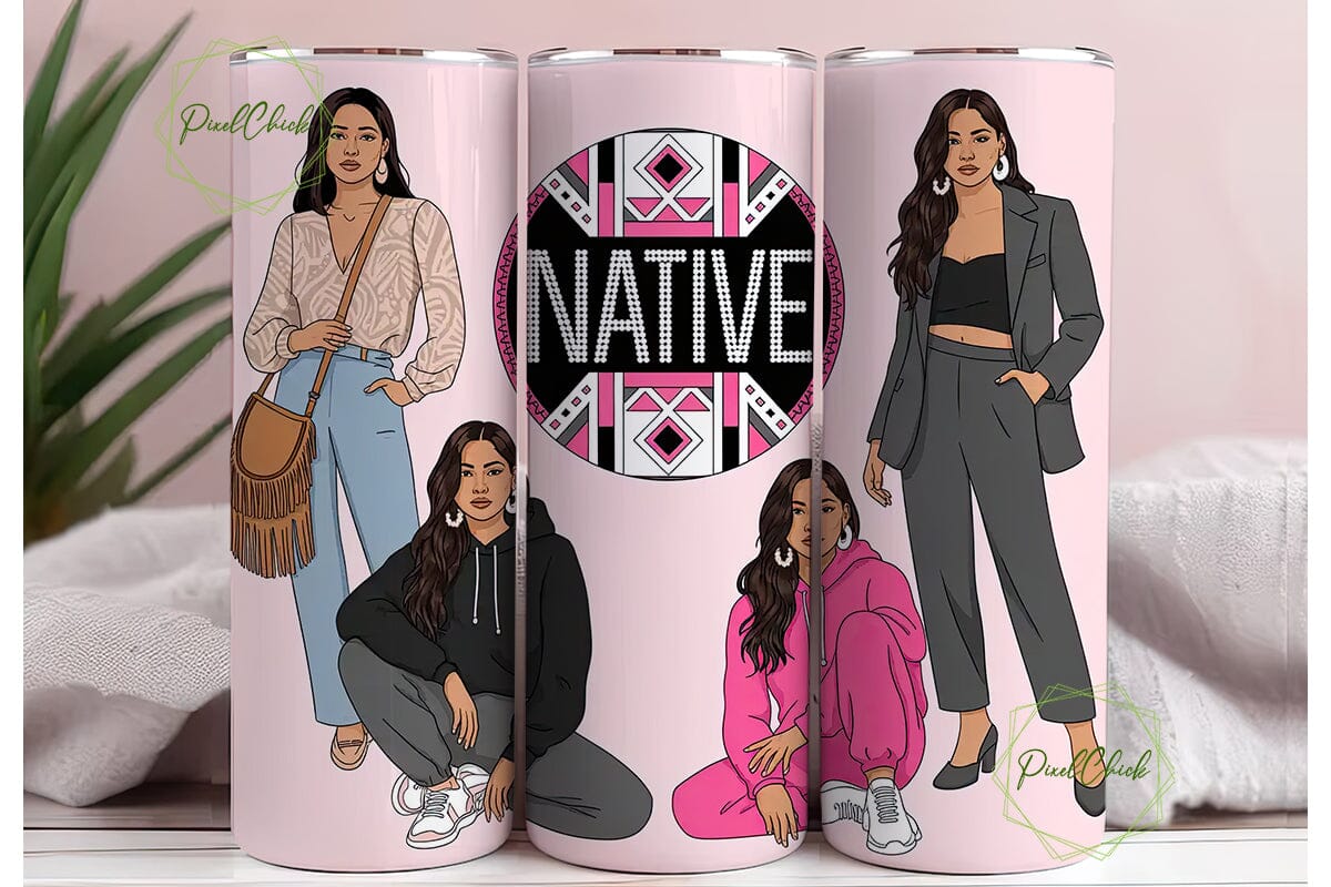 Native Fashion 20oz Tumbler Design - Image 3