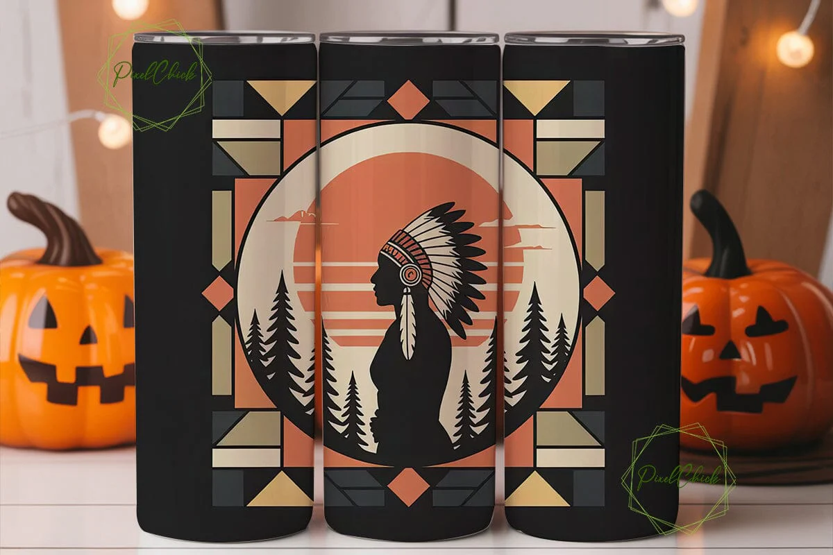 Native Pride 20oz Tumbler Wrap - Image 2