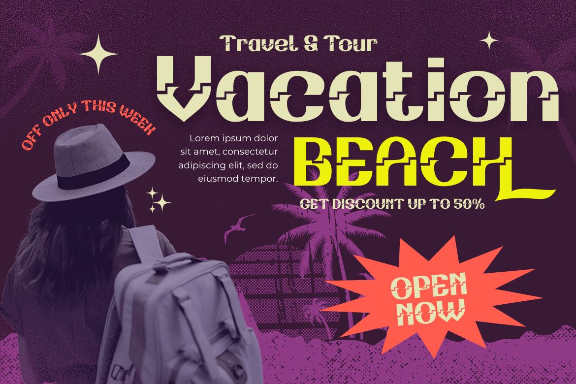 Navuti | Groovy Retro Font - Image 4