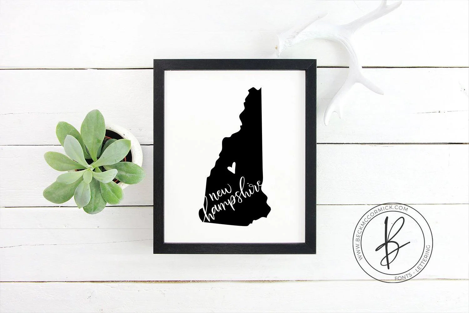 New Hampshire Heart SVG - Image 2