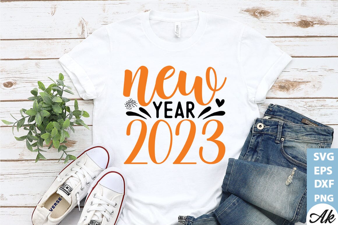 New year 2023 SVG - Image 2