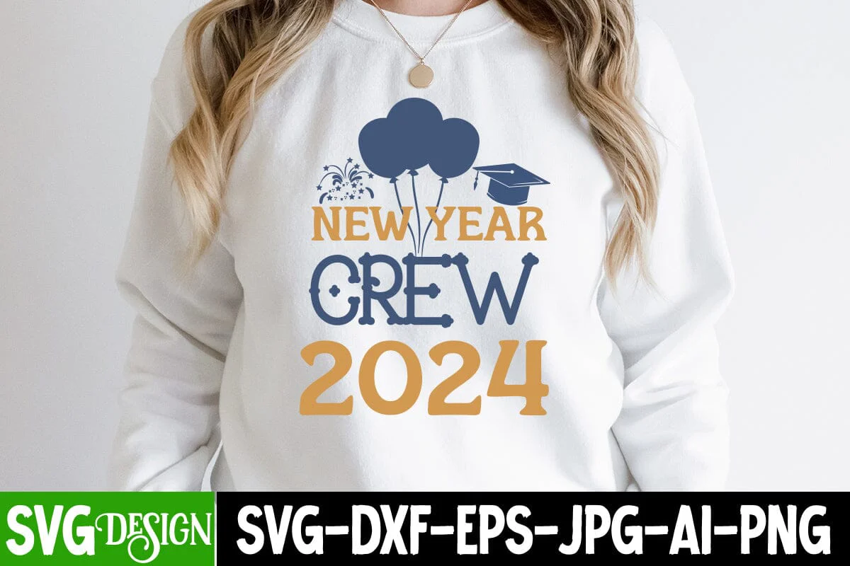 New Year Crew 2024 SVG Cut File, New Year Crew 2024 SVG Design, New Year Crew 2024 Sublimation PNG , 2024 Sublimation Design, New Year 2024 SVG Cut File, 2024 New Year SVG bundle,New Year SVG Design 2024 - Image 2