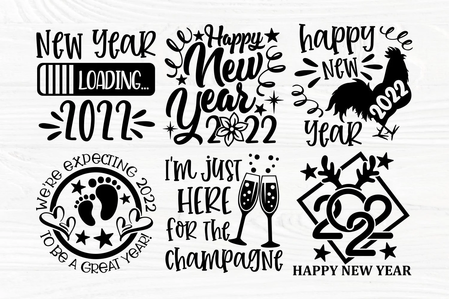 New Year SVG Bundle, 2022 Svg, New Years Eve Shirt - Image 3