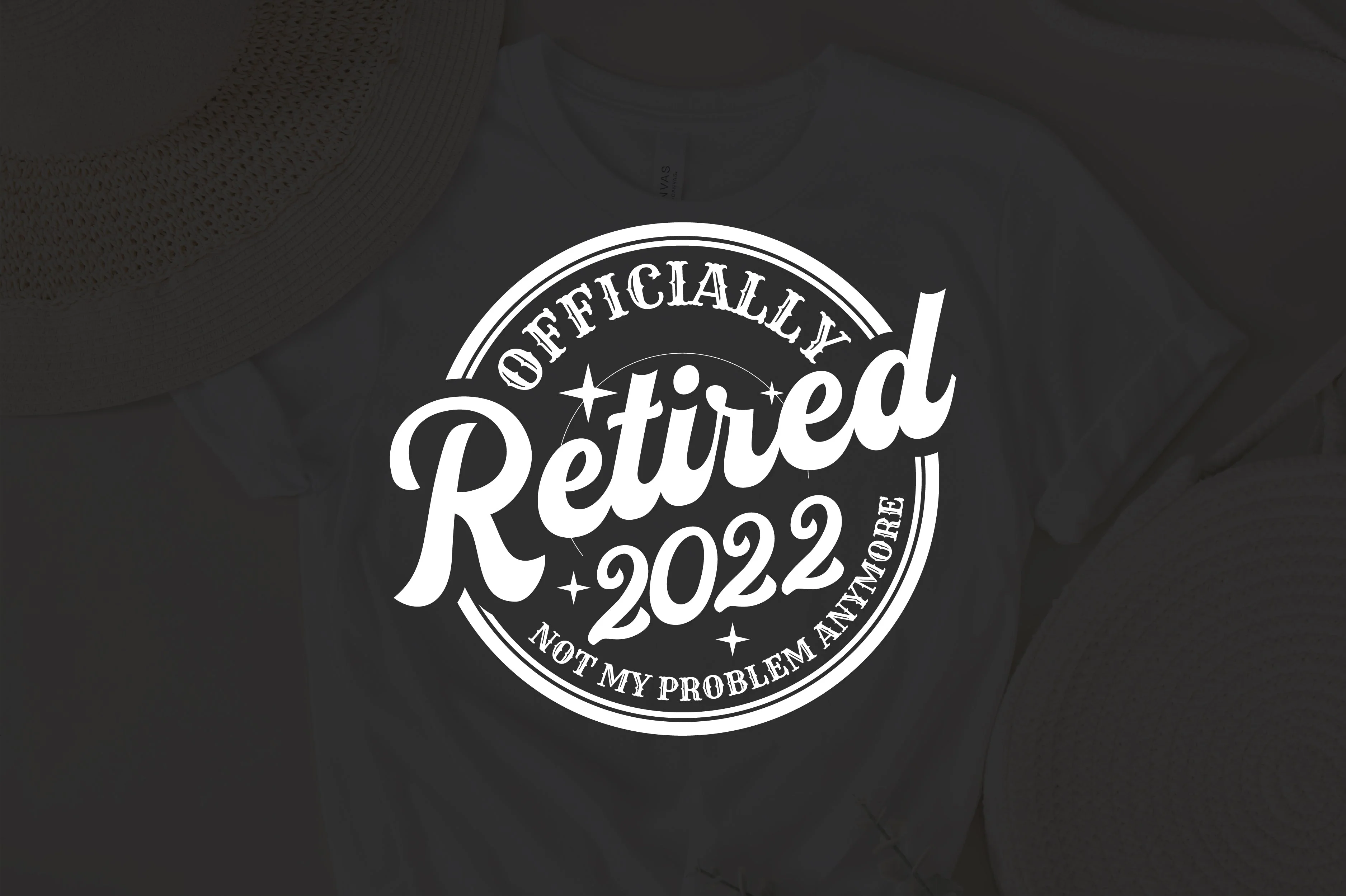 Officially Retired Svg, Retirement Svg, 2022 Svg, Cricut Svg, Engraving File Svg, Cut File Svg, Instant Download - Image 2