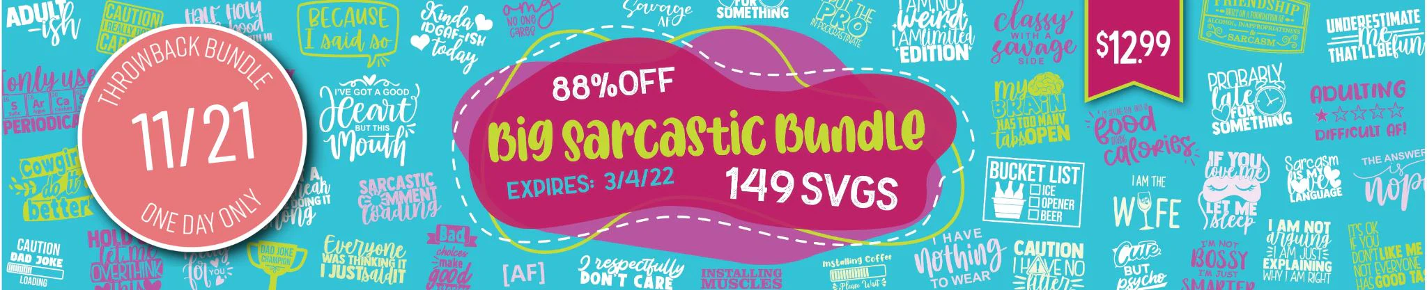 One Day Throwback! Big Sarcastic Bundle - Image 2