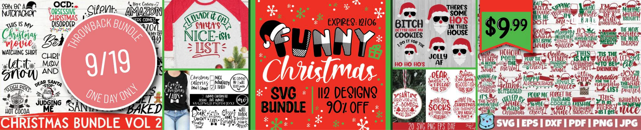 One Day Throwback! Funny Christmas Design Bundle - Image 2