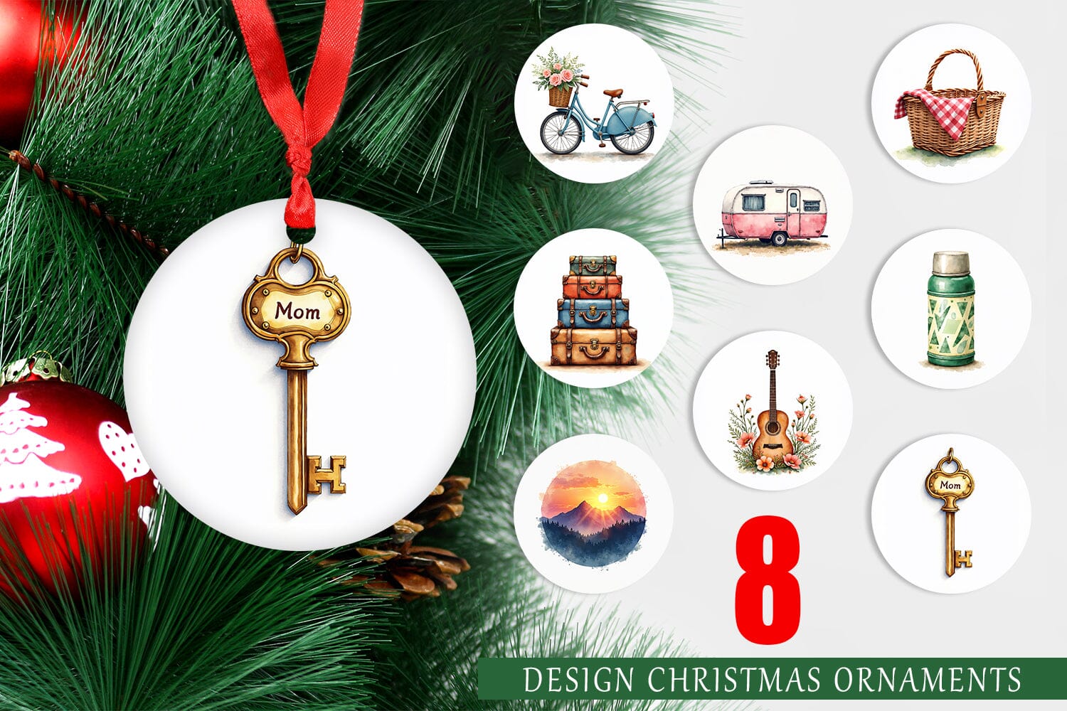 Ornament Peace Love Vanlife