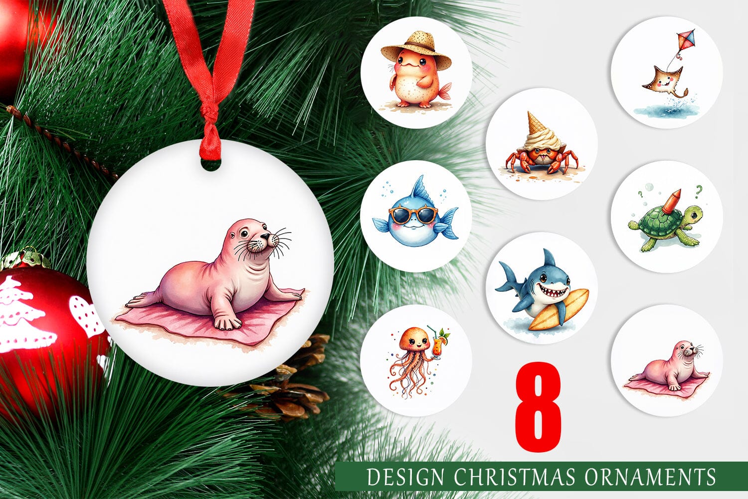 Ornament UglyCute Ocean Oddities