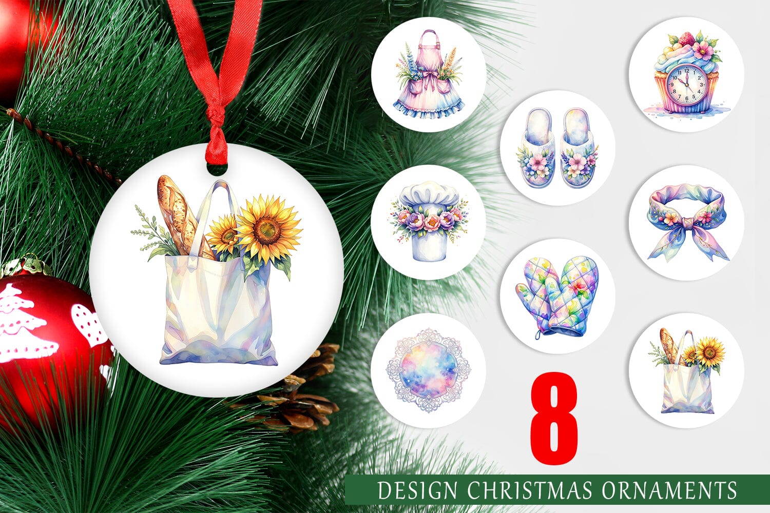Ornament Whimsical Apron & Chef Hat