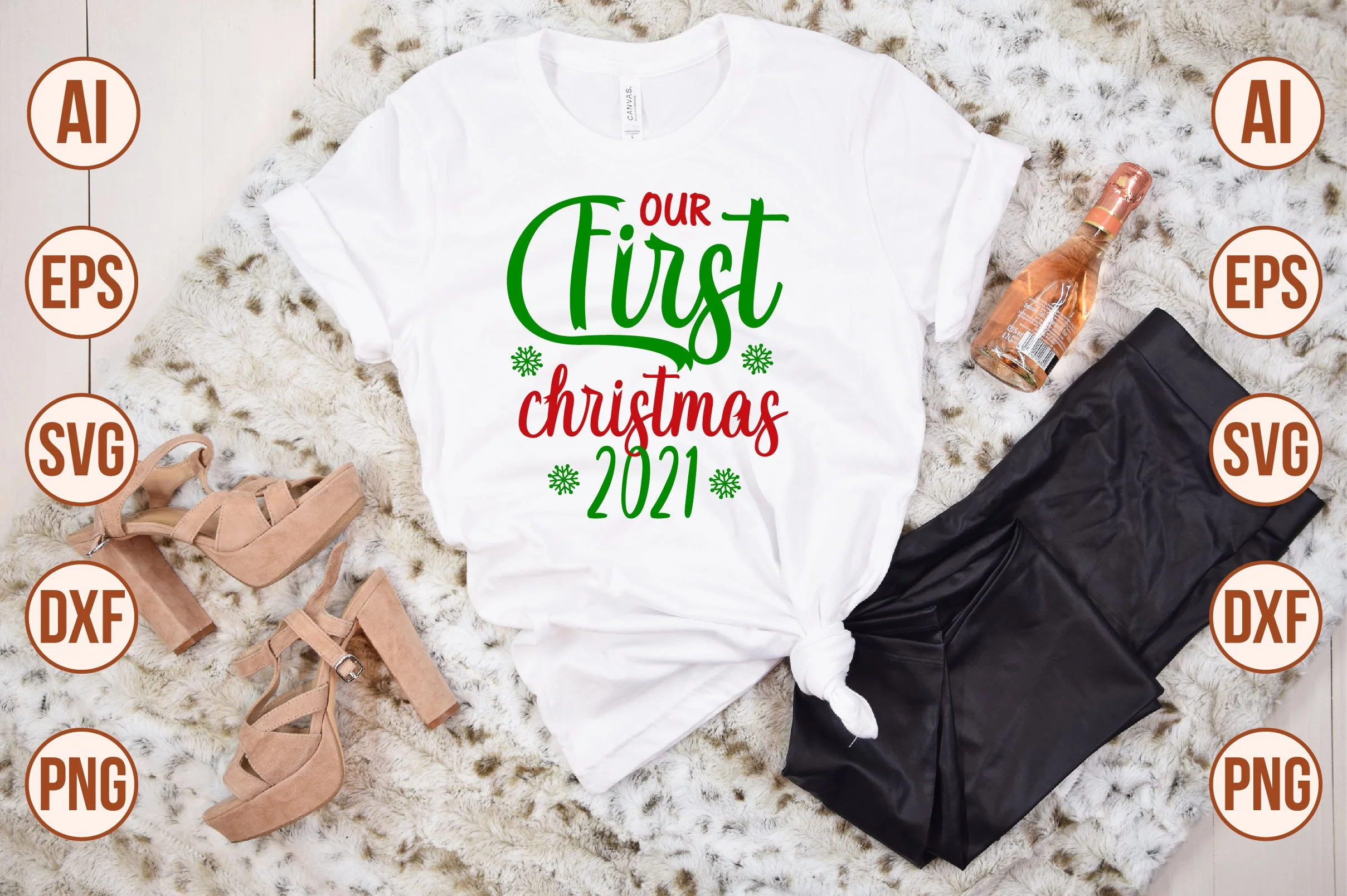 our first christmas 2021 svg